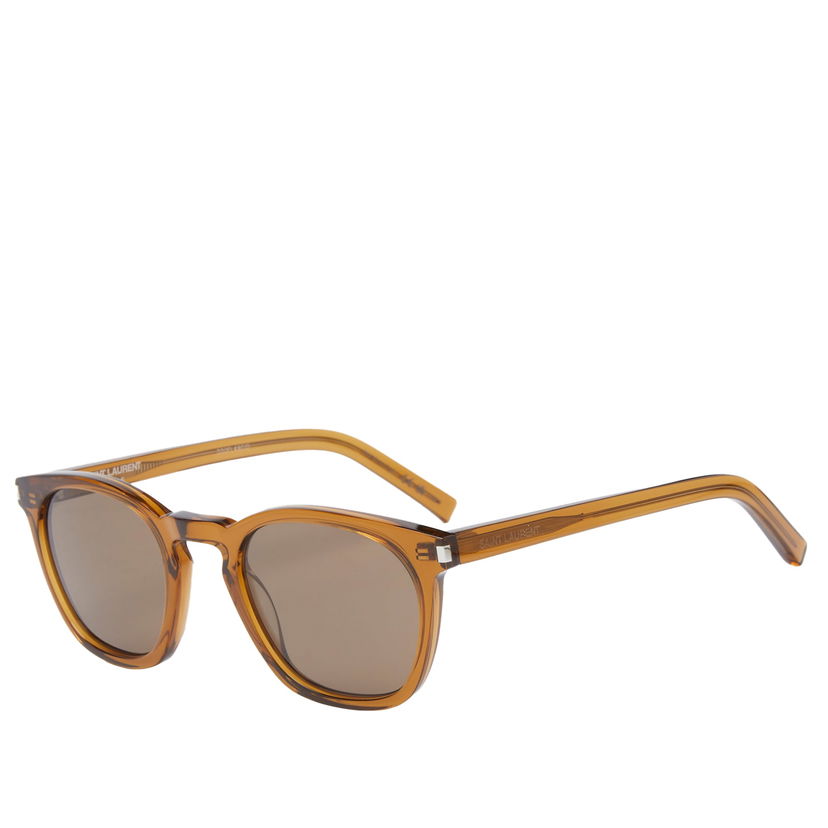 Aurinkolasit Saint Laurent Saint Laurent SL 28 Sunglasses Ruskea | SL-28-050