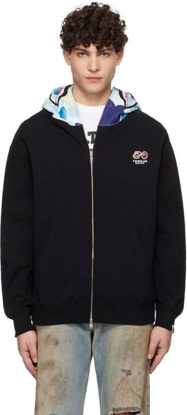 Huppari BAPE BAYC Edition Shark Full Zip Hoodie Musta | 001ZPK731905C, 0