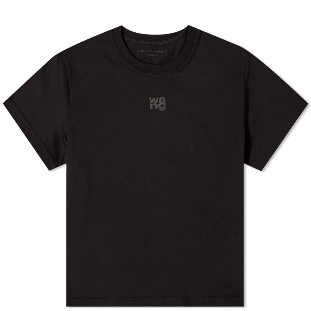 T-paita Alexander Wang Essential Shrunken Tee Musta | 4CC3221358-001, 0