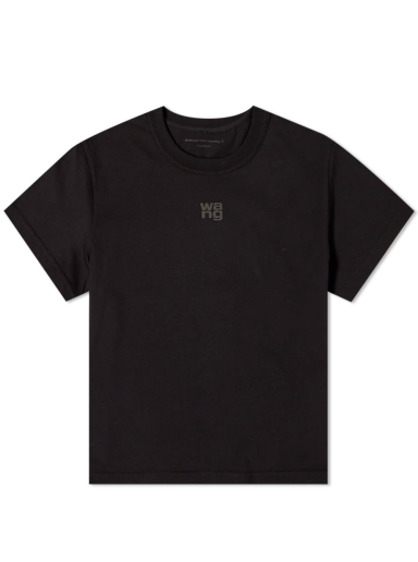 T-paita Alexander Wang Essential Shrunken Tee Musta | 4CC3221358-001
