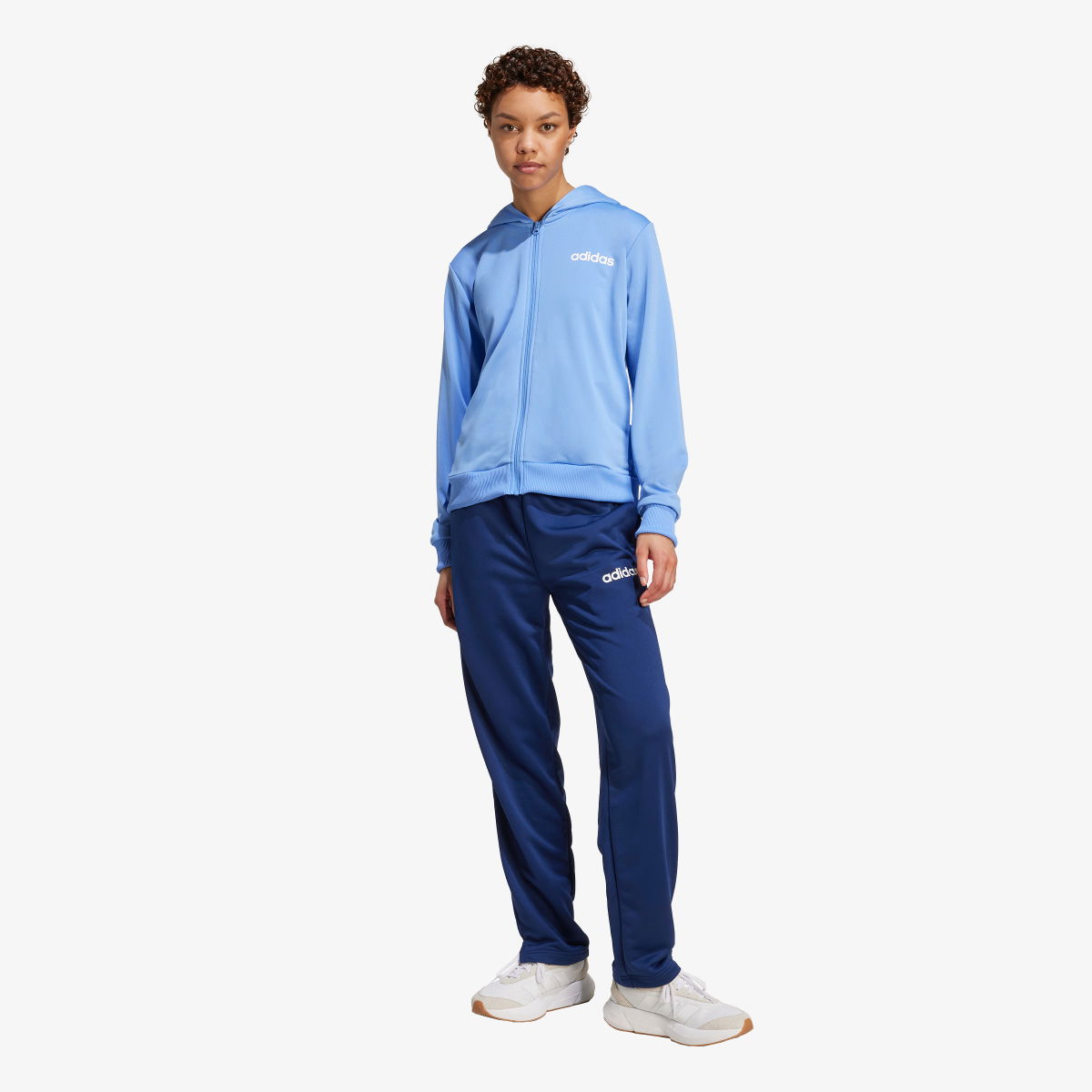 Verryttelypuku adidas Performance Essentials Linear Track Suit Sininen | JX0521, 1