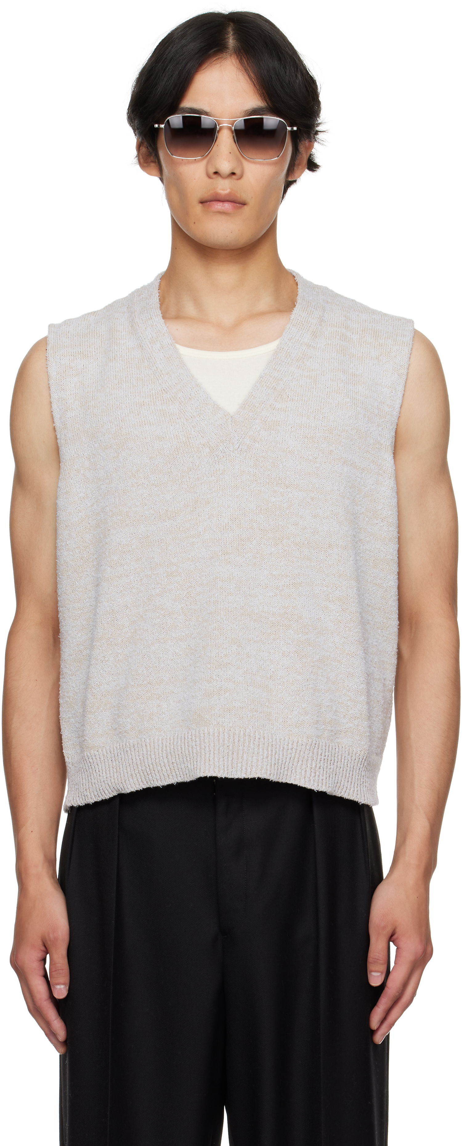 Liivi Maison Margiela Maison Margiela Knit Vest Beige | S50FB0115 M13152, 0