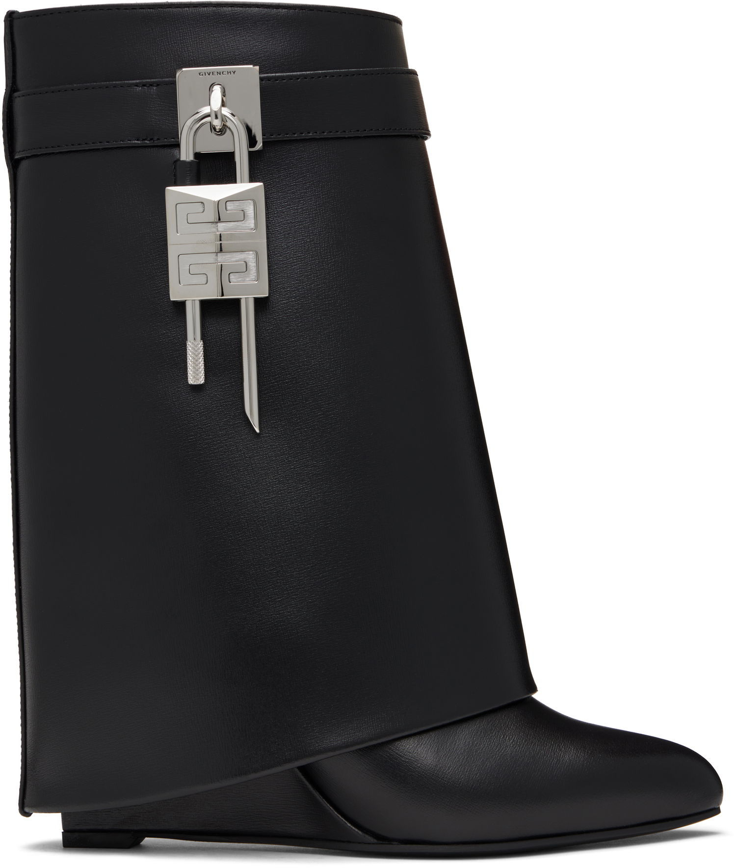 Tennarit ja kengät Givenchy Givenchy Shark Lock Wedge Ankle Boots Musta | BE602RE147001, 0