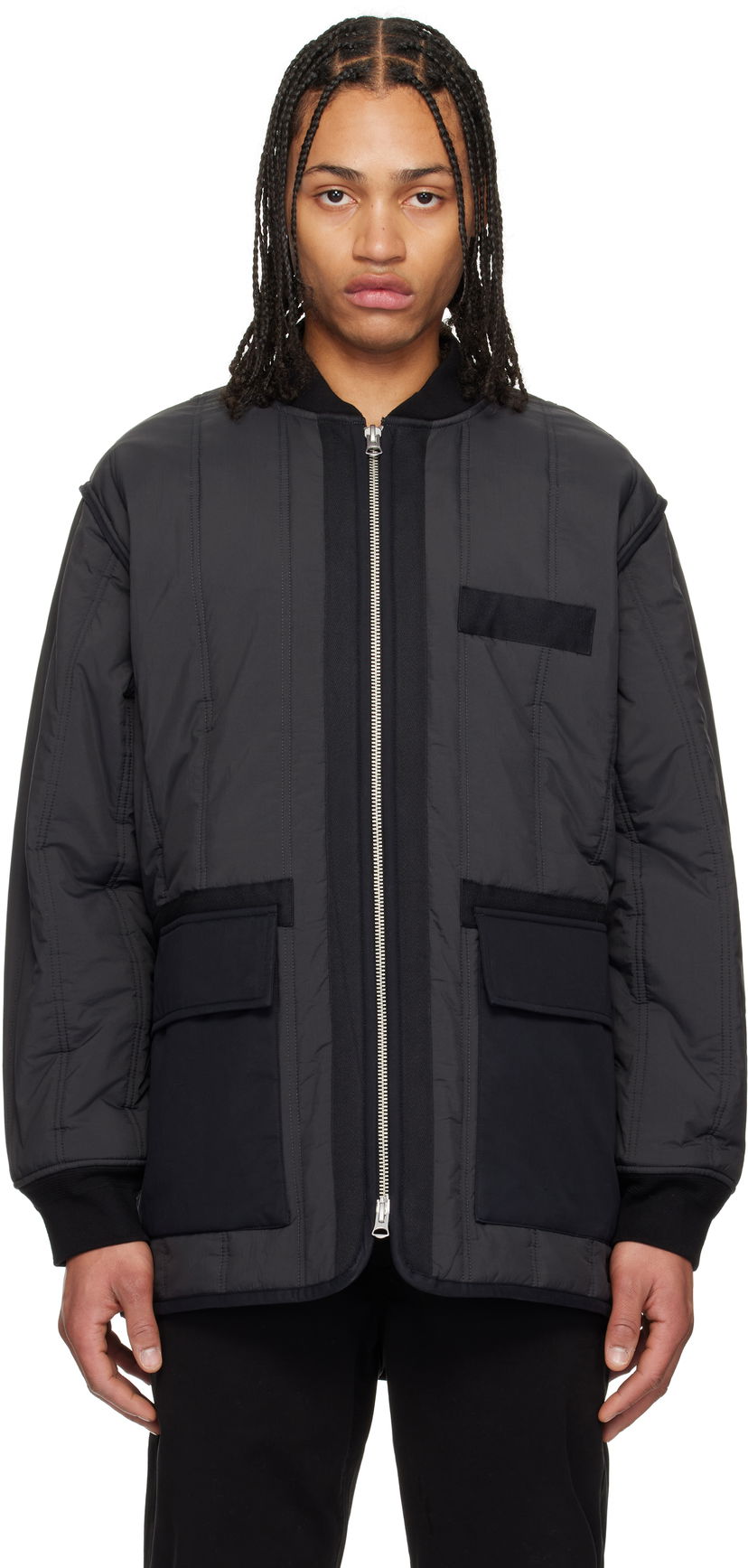 Puffer takki rag & bone Rag & Bone Delta Liner Jacket Musta | MBW24H2001LTML