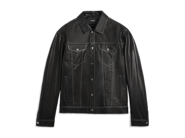 Takki AXEL ARIGATO Kai Leather Jacket Musta | A2209001, 1