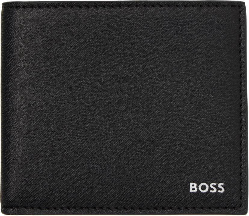 Lompakko BOSS Saffiano Leather Wallet Musta | 50536710