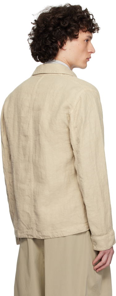 Takit Stone Island Stone Island Diagonal Linen Overshirt Beige | K1S15 1200010 S00F8, 2