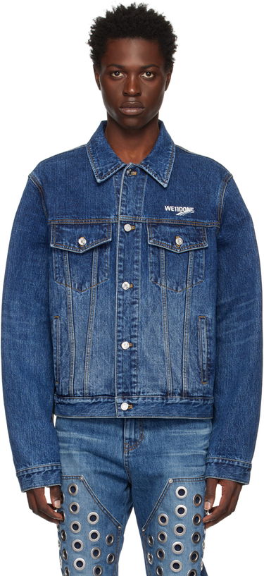 Takki We11done We11done Faded Denim Jacket Sininen | WD-DJ3-22-318-U-BL, 0