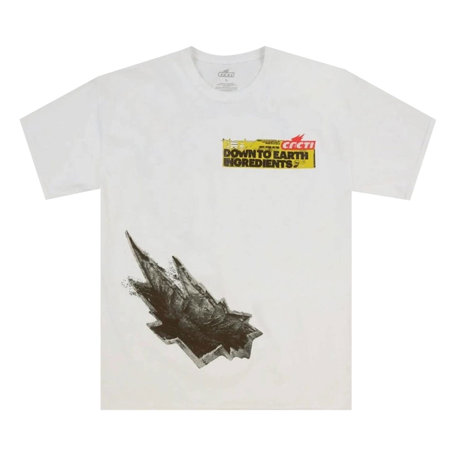 T-paita Cactus Jack by Travis Scott Brace For Impact Tee Valkoinen | CACT SS13 WHIT, 1