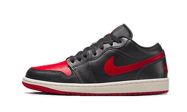 Tennarit ja kengät Jordan Air Jordan 1 Low "Bred Sail" W Punainen | DC0774-061, 3