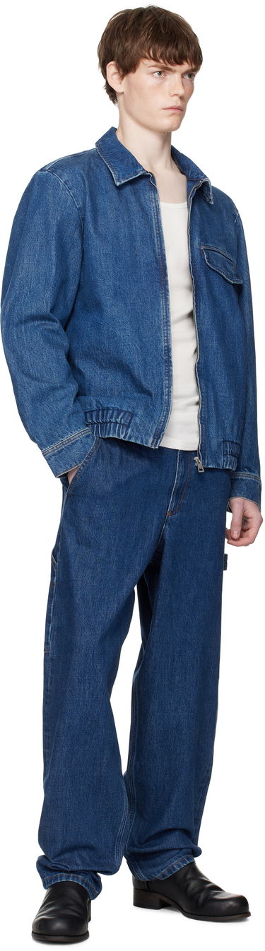 Takki A.P.C. A.P.C. Fabrizio Zippé Denim Jacket Sininen | COHJK-H32015, 3