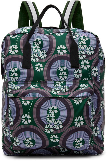 Reppu Marni Marni 70s Circles Print Backpack Vihreä | M00965, 0