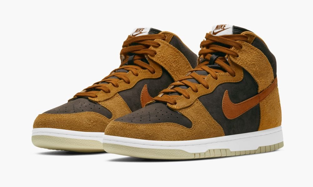 Tennarit ja kengät Nike Dunk High Premium "Dark Curry" Ruskea | DD1401-200, 1