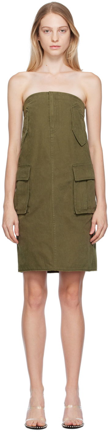 Mekko We11done We11done Cargo Midi Skirt Vihreä | WD-OP3-23-175-W-KK