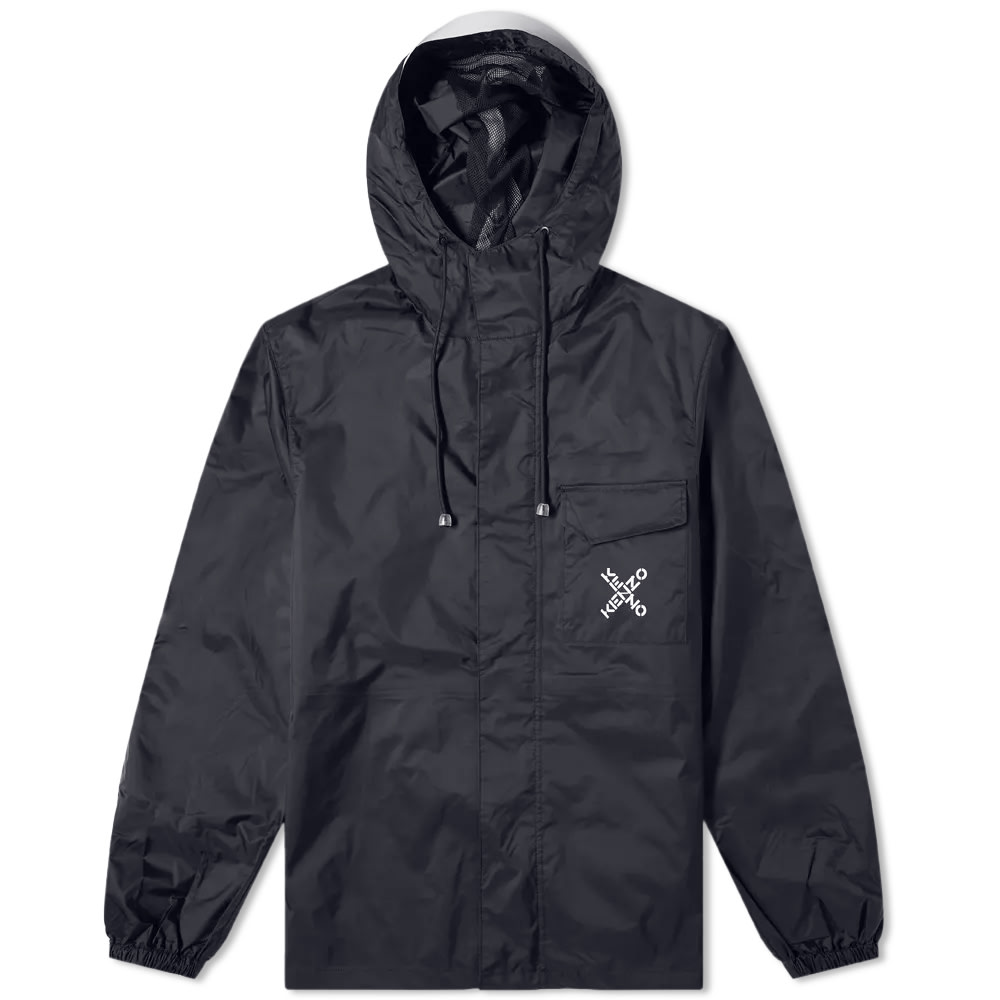 Tuulitakki KENZO Sport Cross Logo Windbreaker Musta | FB55BL5601NJ-99, 0