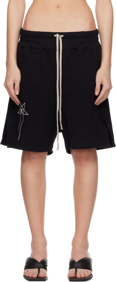 Shortsit Rick Owens Rick Owens Champion Edition French Terry Shorts Musta | CW01E1683 CHFE, 0