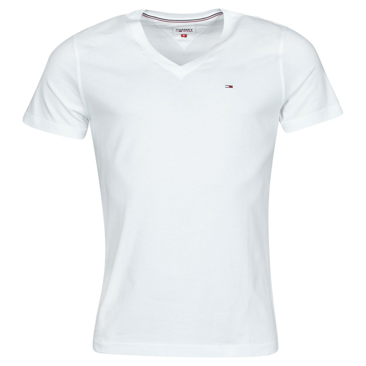 T-paita Tommy Hilfiger ORIGINAL JERSEY V NECK TEE Valkoinen | DM0DM04410-100-NOOS, 0