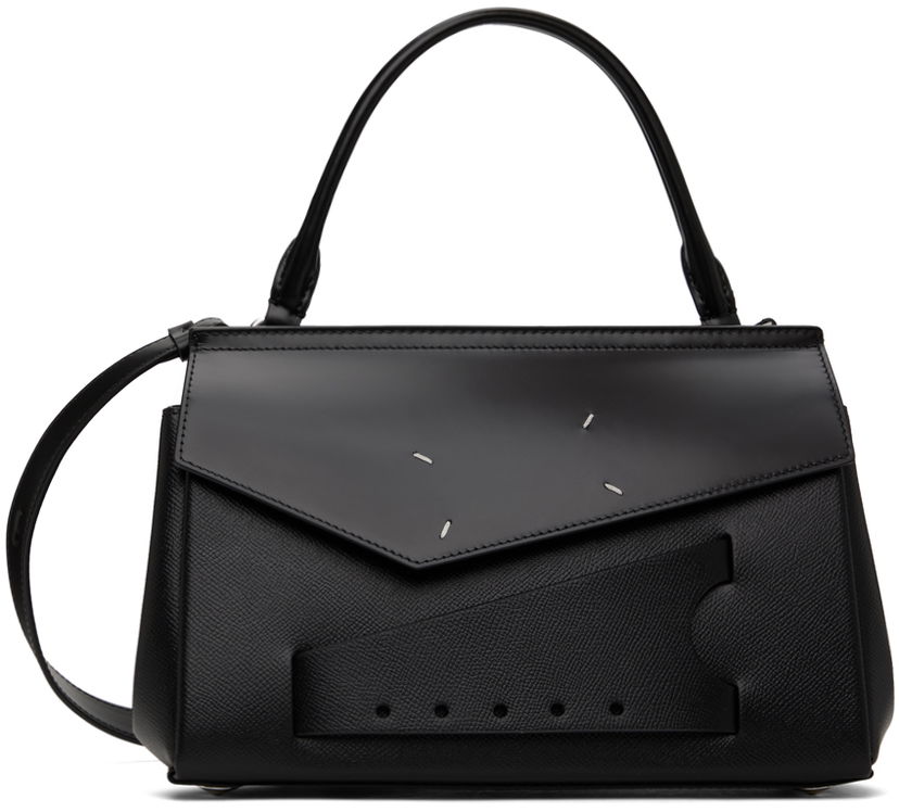 Käsilaukku Maison Margiela Maison Margiela Snatched Top Handle Small Bag Musta | SB2WD0001 P4745