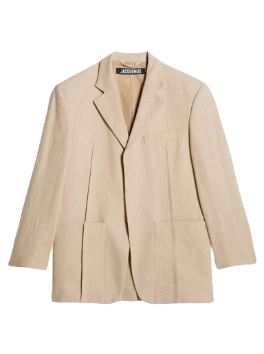 Takki Jacquemus La Veste D'Homme Square Beige | 213JA101-1029-150