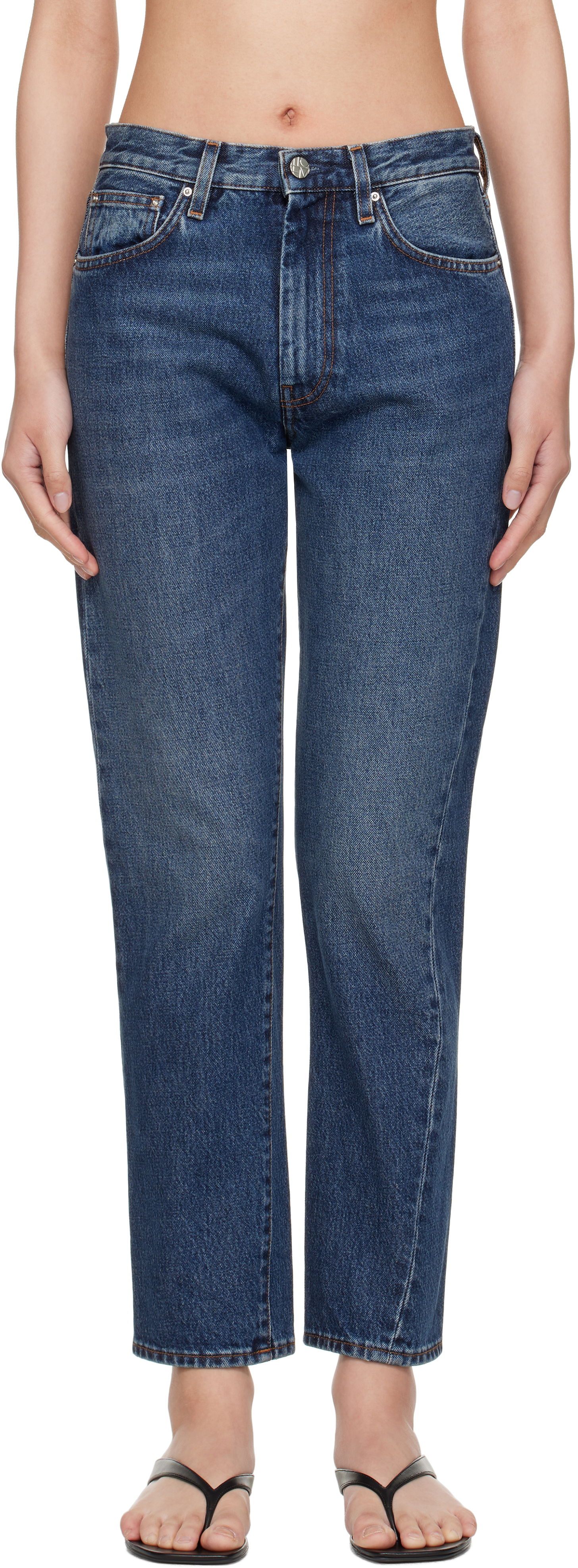 Jeans TOTEME TOTEME Twisted Seam Jeans Sininen | 221-232-741, 0