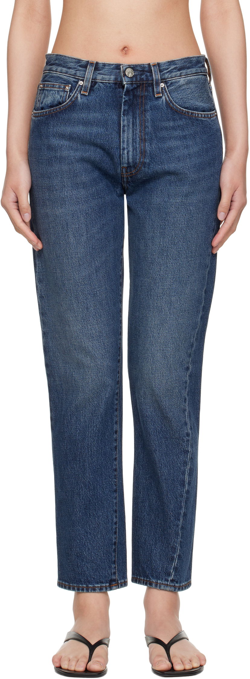 Jeans TOTEME TOTEME Twisted Seam Jeans Sininen | 221-232-741