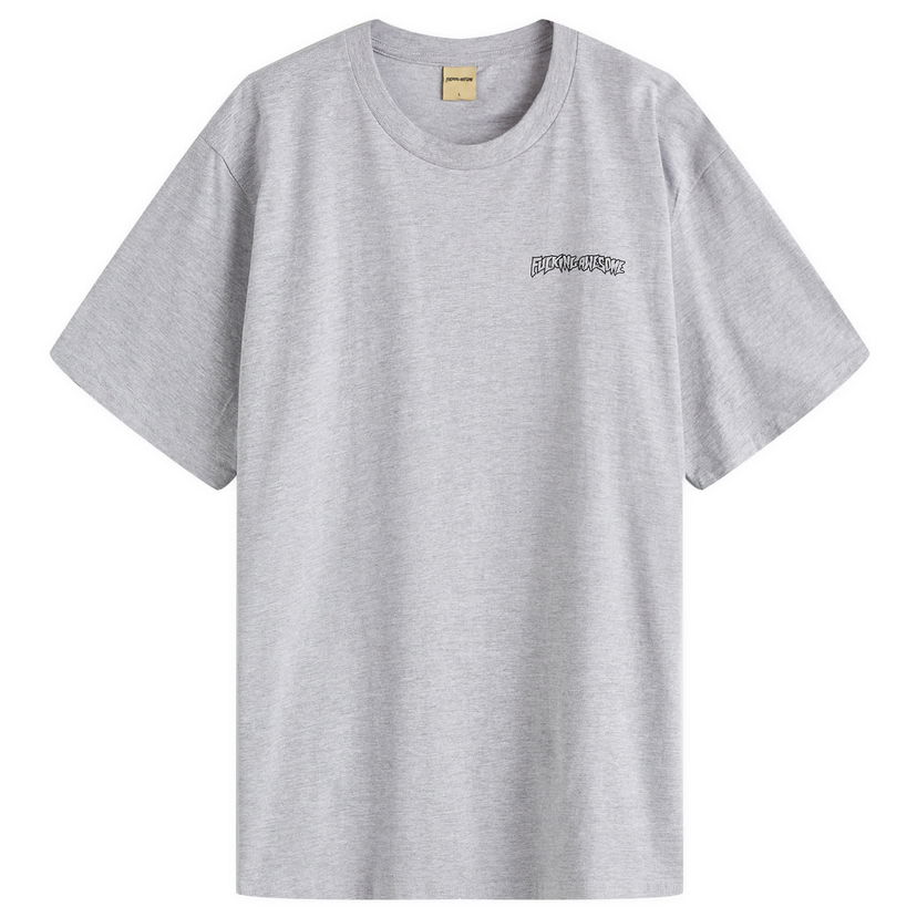 T-paita Fucking Awesome A Broken System T-Shirt Grey Heather Harmaa | FA2029-GRY