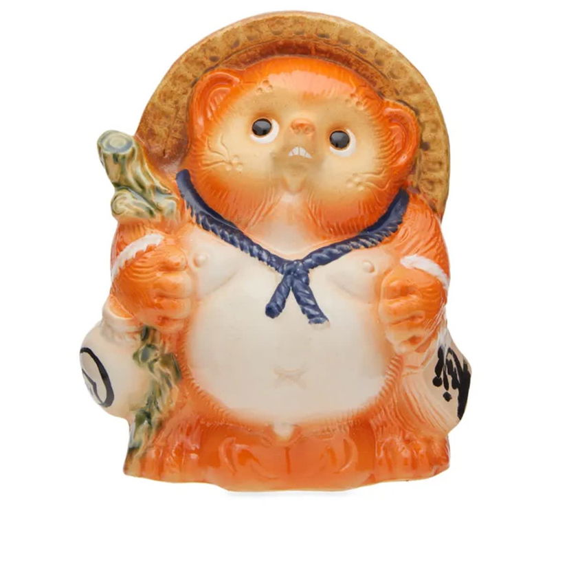 Keräilykelpoinen BEAMS BEAMS JAPAN Fortune Raccoon Dog Figurine Oranssi | 5678-0060-067-45