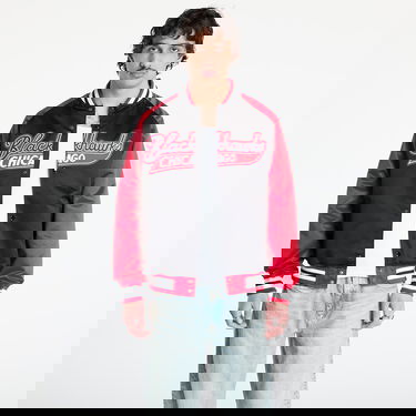 Bomber-takki Mitchell & Ness Mitchell & Ness NHL Blackhawks Double Clutch Satin Jacket Punainen | JK9196-CBHBKSC, 0