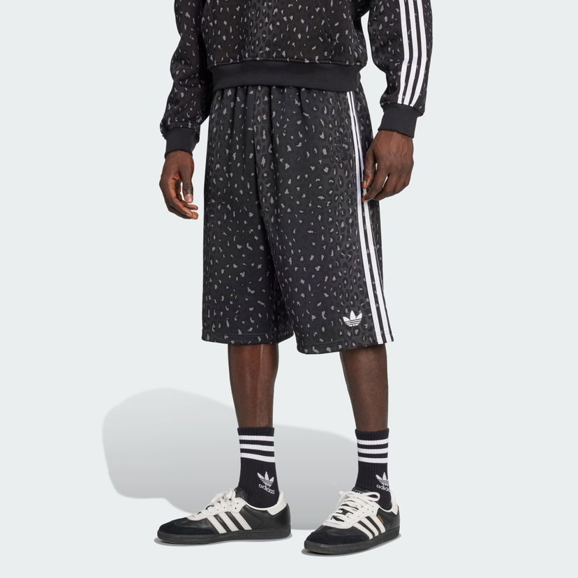 Shortsit adidas Performance Leopard Print Shorts Musta | JV7567