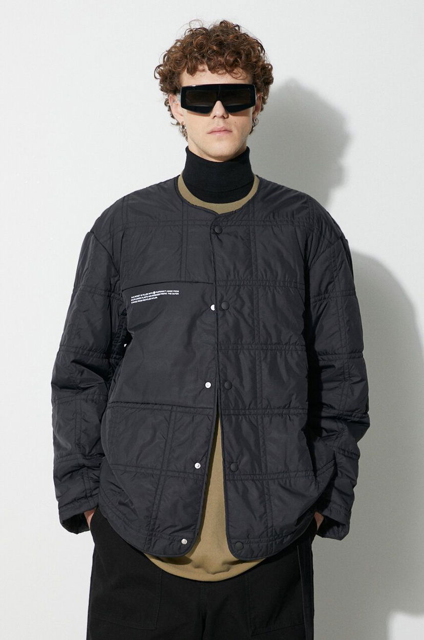 Puffer takki PANGAIA Pangaia Quilted Liner Jacket Musta | 10000529
