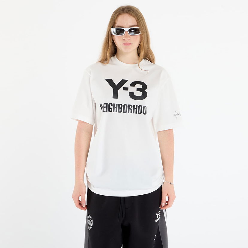T-paita Y-3 Y-3 x Neighborhood Logo T-Shirt Valkoinen | JX7449
