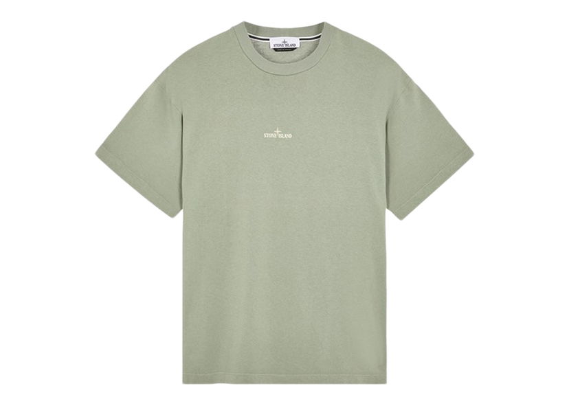 T-paita Stone Island Short Sleeve Camo One T-Shirt Pistachio Harmaa | 80152RCE6 - V0051