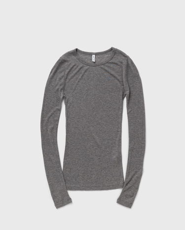 Villapaita Samsoe Samsoe Samsøe & Samsøe Sadou Long Sleeve T-Shirt, Size L Harmaa | F10000014-GREY-MEL, 0