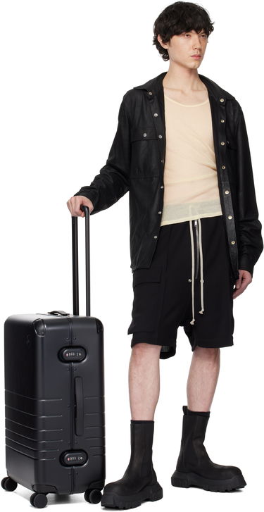 Matkalaukku Monos Hybrid Check-In Medium Suitcase Musta | HM-O, 4