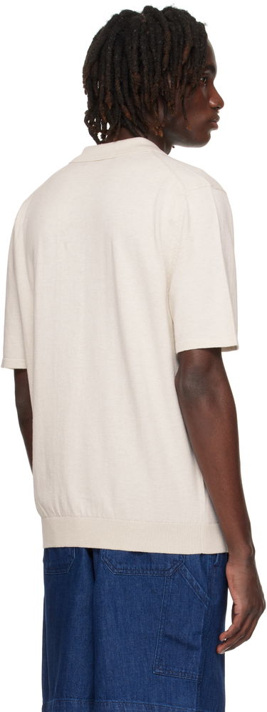 Poolopaita A.P.C. A.P.C. Octave Knit Polo Beige | COGDK-H23415, 2