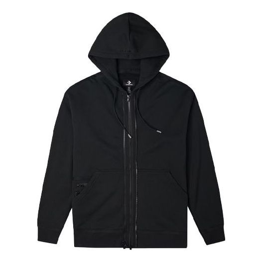 Huppari Converse Converse Full-Zip Hoodie Musta | 10022002-A01