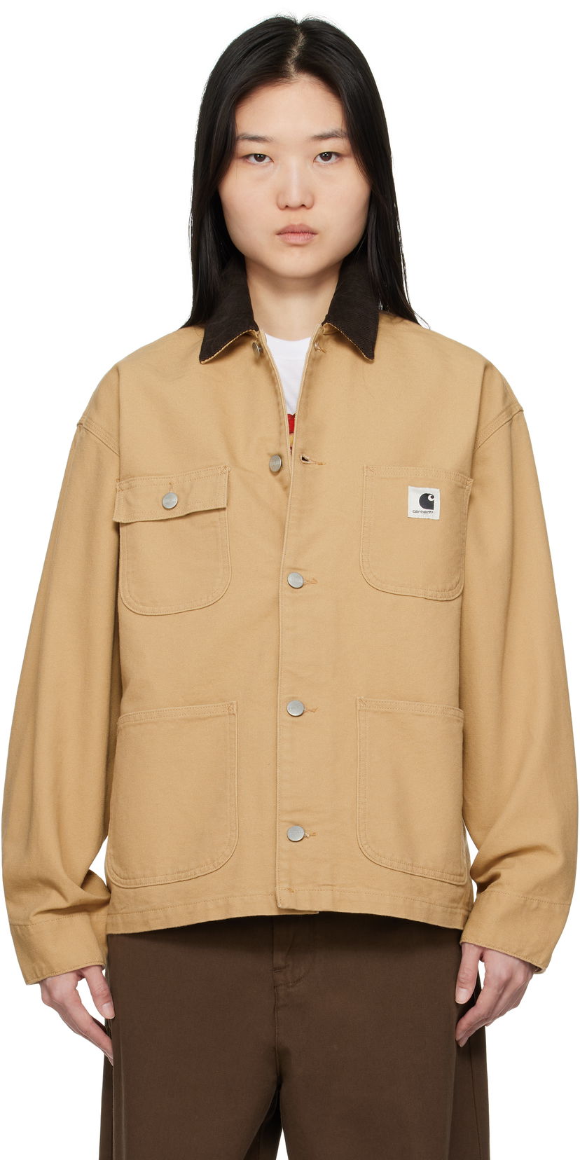 Takki Carhartt WIP Work In Progress OG Michigan Chore Coat Beige | I031570 2N202