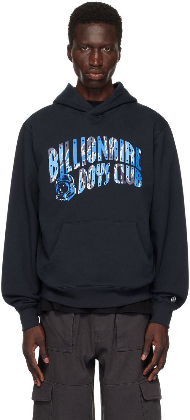 Huppari BILLIONAIRE BOYS CLUB Camo Arch Logo Hoodie Tummansininen | B24231