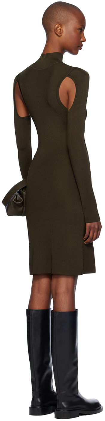 Mekko Helmut Lang Helmut Lang Air Turtleneck Midi Dress Vihreä | O06HW704, 2