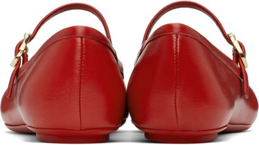 Tennarit ja kengät Gianvito Rossi Gianvito Rossi Carla Ballerina Flats Punainen | G22223-05GOM-NXF, 1