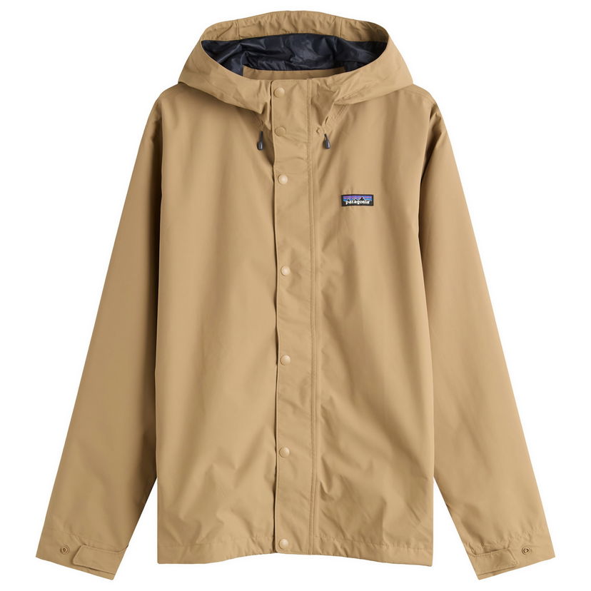 Sadetakki Patagonia Men's Jackson Glacier Rain Jacket, Size Large Beige | 26545-SLKH