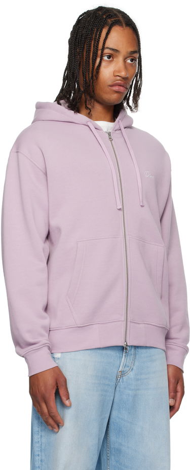 Huppari Dime Cursive Small Logo Zip Hoodie Violetti | DIMESU2549MAU, 1