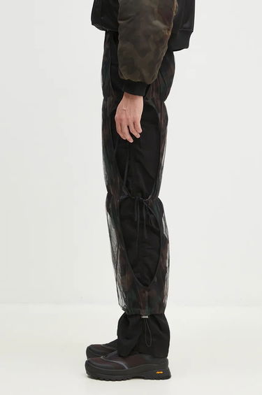 Housut Andersson Bell Camouflage Mesh Layered Tying Pants Musta | apa767w, 1