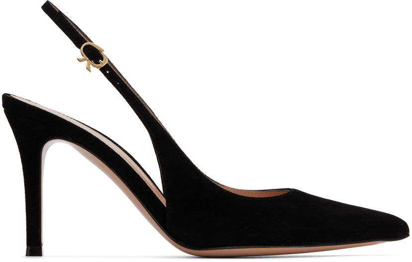 Tennarit ja kengät Gianvito Rossi Suede Slingback Pumps Musta | G95433-85RIC-CAM