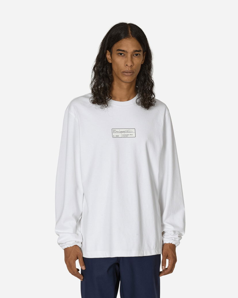 T-paita GR10K Incognito 8Oz Longsleeve T-Shirt White Valkoinen | AG023037EB 21