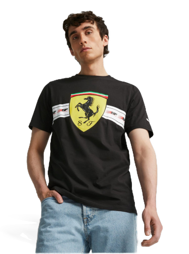 T-paita Puma Scuderia Ferrari Motorsport T-Shirt Musta | 620953_01