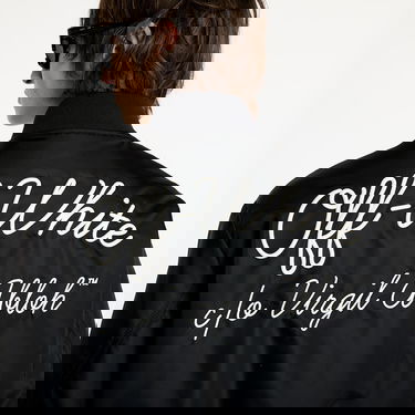 Bomber-takki Off-White Script Nyl Varsity Bomber Jacket Musta | OMEH05EC99FAB0011001, 5
