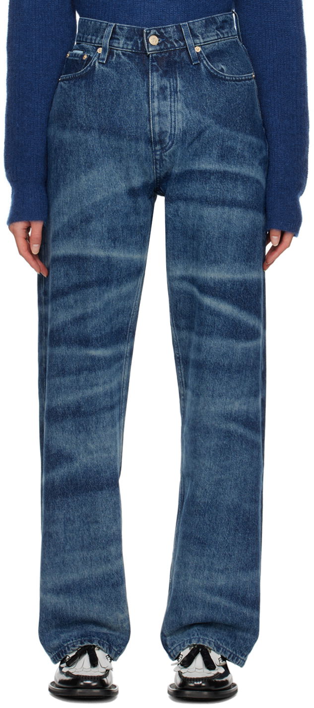 Jeans Eytys Benz Wide Leg Jeans Sininen | A039049