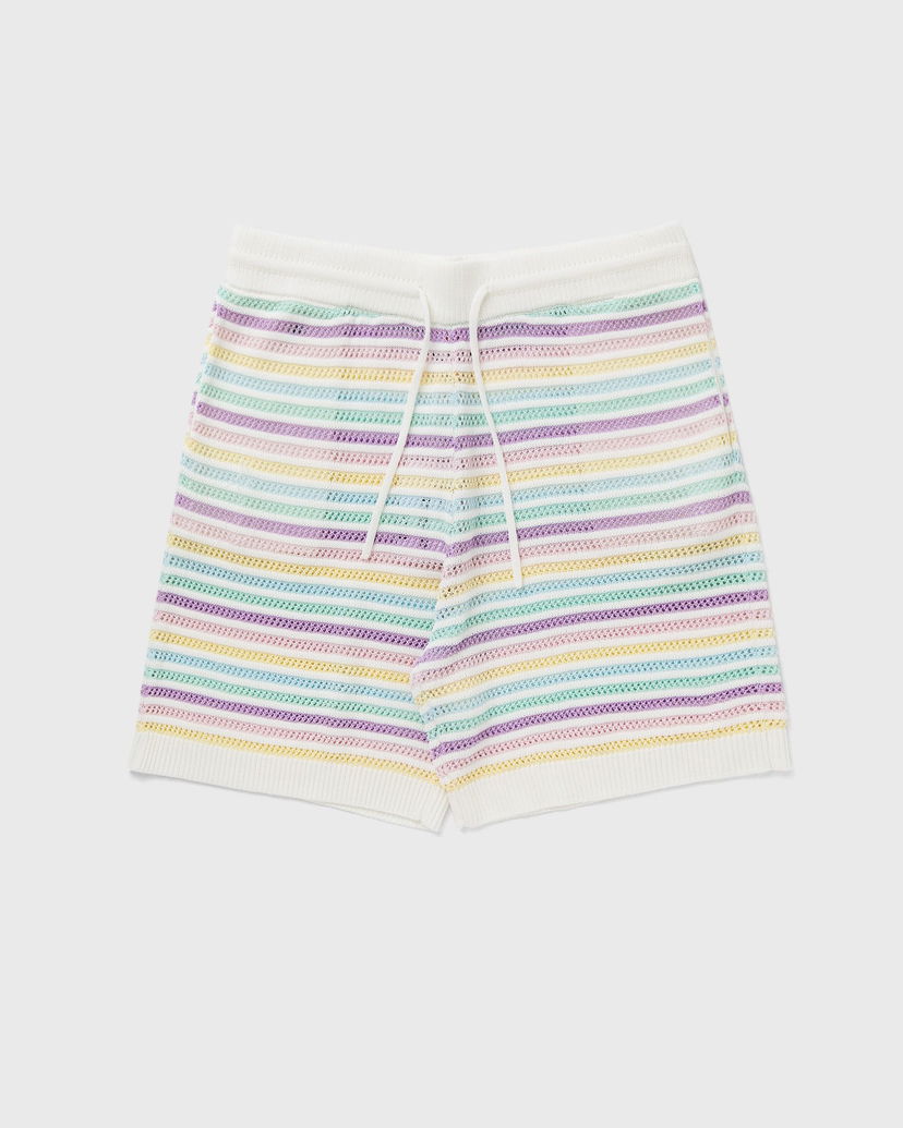 Shortsit Casablanca Rainbow Crochet Knit Shorts Monivärinen | M-AW25-KW-1098-01