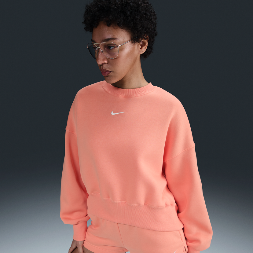 Villapaita Nike Sportswear Phoenix Fleece Crewneck Sweatshirt Oranssi | DQ5761-844